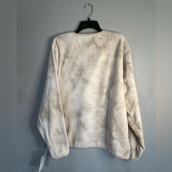 Lululemon Lab Fleece Crew Pullover size XL in light ivory cafe au lait - Picture 5 of 6